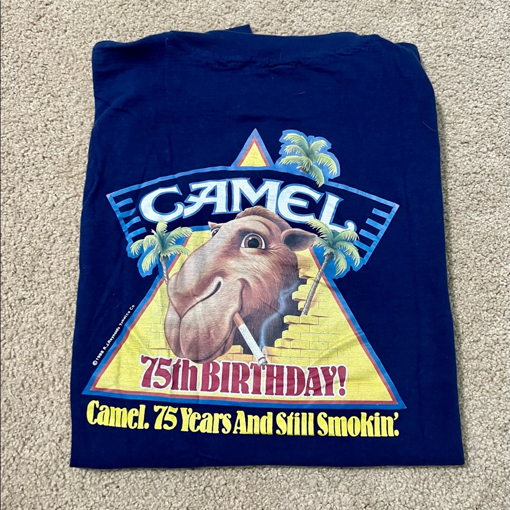 Thrifted camel T-shirt